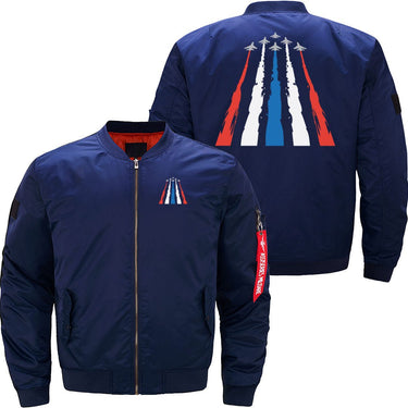 AIR SHOW, FIGHTER JET, MILITARY PLANE BOMBER FLIGHT AVIATOR JACKET - PILOTSX
